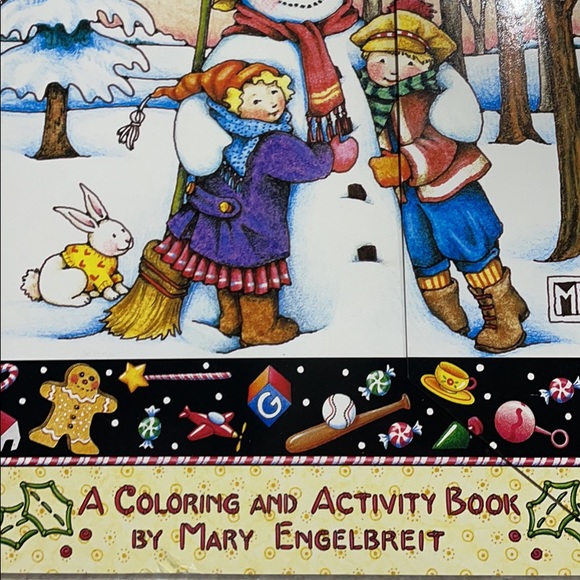Mary Englebreit “Something to do for the Holidays” a coloring and activity book - Picture 2 of 11